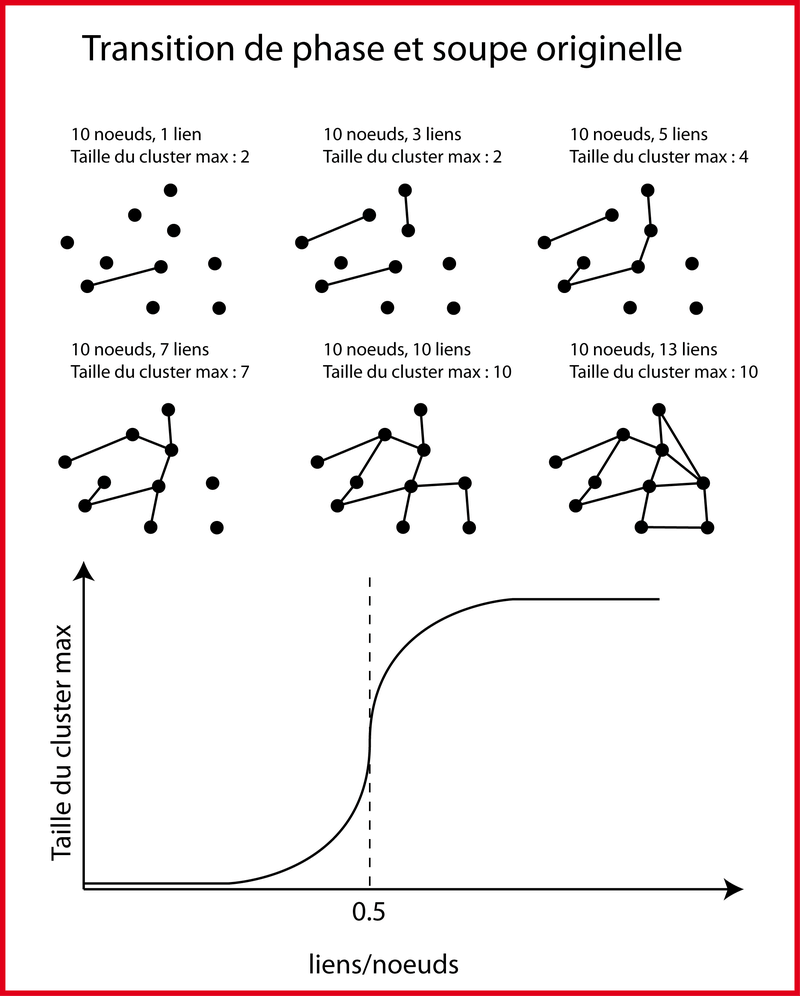 Une transition de phase dans un réseau