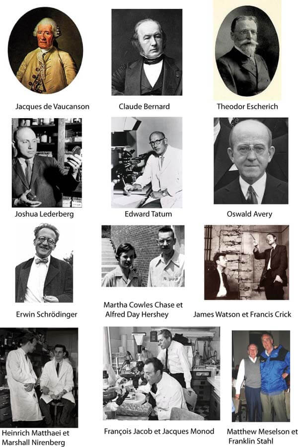 Quelques scientifiques célèbres en Biologie