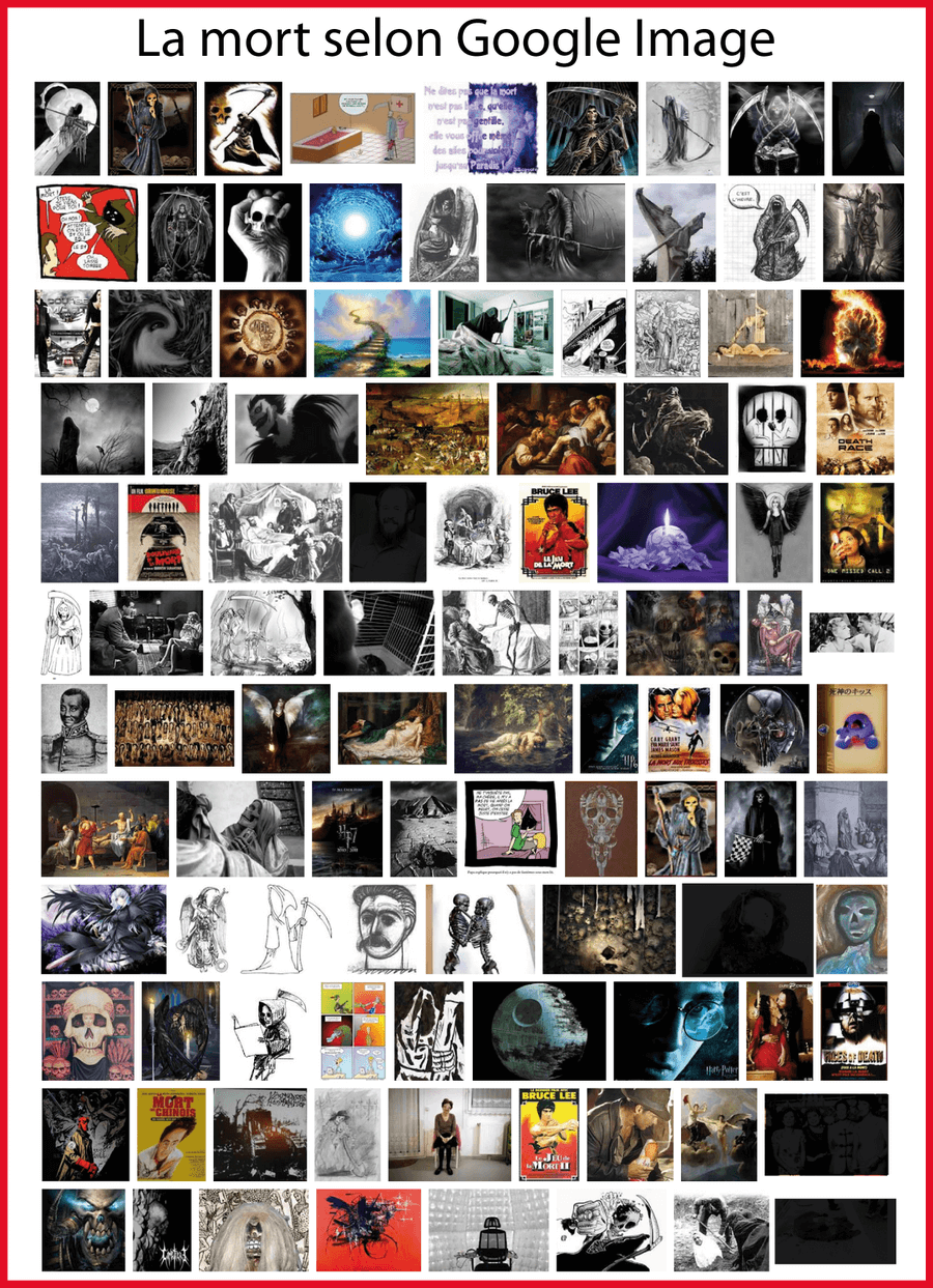 La mort selon Google image